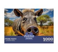 Puzzle 1000 Piezas jabalí salvajeJuego Educativo Entretenimento Multicolor African Continent Juego Familiar Regalo Para Adultos Y Niños Mayores 38x26cm/1000pcs