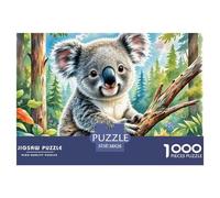 Puzzle 1000 Piezas KoalaJuego Educativo Pasatiempo Creativo Animales de la selvaRegalo Creativo Para La Relajación Clásicos Para Adultos Y Niños A Partir De 12 Años Puzzle 38x26cm/1000pcs