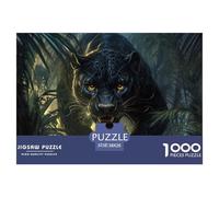 Puzzle 1000 Piezas LeopardoJuego Educativo Pasatiempo Creativo Animales de la selvaJuego Familiar Regalo Clásicos Para Adultos Y Niños A Partir De 12 Años Puzzle 38x26cm/1000pcs
