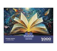 Puzzle 1000 Piezas Libros de magiaJuego Educativo Pasatiempo Creativo Book Regalo, Diversión Juguete Colorido Para Niños De 8 A 12 Años 70x50cm/1000pcs