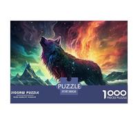 Puzzle 1000 Piezas Lobo, Desafío, Juguete Entretenimento Multicolor Animales de la selvaRegalo, Diversión Para Adultos Y Niños 38x26cm/1000pcs