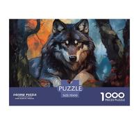 Puzzle 1000 Piezas Lobo, Desafío, Juguete Entretenimento Multicolor Wildlife Regalo, Diversión Clásicos Para Adultos Y Niños A Partir De 12 Años Puzzle 70x50cm/1000pcs