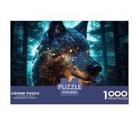 Puzzle 1000 Piezas LoboJuego Educativo Entretenimento Multicolor Wildlife Juego Familiar Regalo Para Adultos Y Niños Mayores 38x26cm/1000pcs