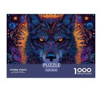 Puzzle 1000 Piezas LoboJuego Educativo Pasatiempo Creativo Animales de la selvaRegalo, Diversión Clásicos Para Adultos Y Niños A Partir De 12 Años Puzzle 70x50cm/1000pcs