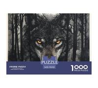 Puzzle 1000 Piezas LoboJuego Educativo Pasatiempo Creativo Animales de la selvaRegalo, Diversión Para Adultos Y Niños Mayores De 12 Años 70x50cm/1000pcs
