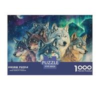 Puzzle 1000 Piezas LoboJuego Educativo Pasatiempo Creativo Cool LoboPicture Regalo, Diversión Clásicos Para Adultos Y Niños A Partir De 12 Años Puzzle 38x26cm/1000pcs