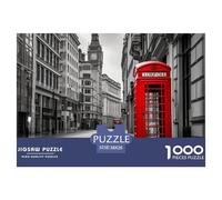 Puzzle 1000 Piezas LondresStreet Scene, Desafío, Juguete Entretenimento Multicolor Bell Tower Regalo, Diversión Juguete Colorido Para Niños De 8 A 12 Años 38x26cm/1000pcs