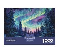 Puzzle 1000 Piezas Luces Del NorteJuego Educativo Entretenimento Multicolor Norwegian Wood Regalo, Diversión Para Adultos Y Niños Mayores 70x50cm/1000pcs