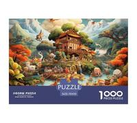 Puzzle 1000 Piezas Mundo Animal, Desafío, Juguete Entretenimento Multicolor Animated Cartoon Juego Familiar Regalo Para Adultos Y Niños Mayores De 12 Años 70x50cm/1000pcs