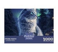 Puzzle 1000 Piezas Norwegian Forest Gato, Desafío, Juguete Entretenimento Multicolor Animales lindosRegalo, Diversión Para Adultos Y Niños Mayores De 12 Años 38x26cm/1000pcs