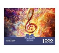 Puzzle 1000 Piezas Notación Música, Desafío, Juguete Entretenimento Multicolor Artistic Style Regalo, Diversión Clásicos Para Adultos Y Niños A Partir De 12 Años Puzzle 70x50cm/1000pcs