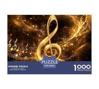Puzzle 1000 Piezas Notación MúsicaJuego Educativo Pasatiempo Creativo Artistic Style Juego Familiar Regalo Para Adultos Y Niños Mayores De 12 Años 38x26cm/1000pcs
