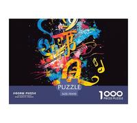 Puzzle 1000 Piezas Notación MúsicaJuego Educativo Pasatiempo Creativo Artistic Style Regalo, Diversión Juguete Colorido Para Niños De 8 A 12 Años 70x50cm/1000pcs