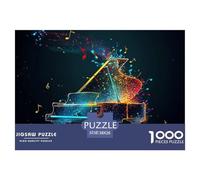 Puzzle 1000 Piezas Notación MúsicaJuego Educativo Pasatiempo Creativo Piano Juego Familiar Regalo Juguete Colorido Para Niños De 8 A 12 Años 38x26cm/1000pcs