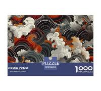 Puzzle 1000 Piezas Ola Del mar, Desafío, Juguete Entretenimento Multicolor Beautiful Painting Regalo, Diversión Juguete Colorido Para Niños De 8 A 12 Años 38x26cm/1000pcs
