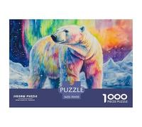 Puzzle 1000 Piezas OSO PolarJuego Educativo Entretenimento Multicolor AuroraJuego Familiar Regalo Clásicos Para Adultos Y Niños A Partir De 12 Años Puzzle 70x50cm/1000pcs