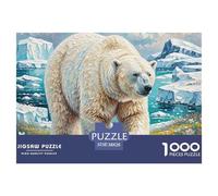 Puzzle 1000 Piezas OSO PolarJuego Educativo Entretenimento Multicolor Wildlife Regalo, Diversión Para Adultos Y Niños Mayores De 12 Años 38x26cm/1000pcs