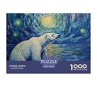 Puzzle 1000 Piezas OSO PolarJuego Educativo Pasatiempo Creativo Wildlife Regalo, Diversión Clásicos Para Adultos Y Niños A Partir De 12 Años Puzzle 70x50cm/1000pcs