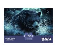 Puzzle 1000 Piezas OsoJuego Educativo Pasatiempo Creativo Wildlife Regalo Creativo Para La Relajación Clásicos Para Adultos Y Niños A Partir De 12 Años Puzzle 70x50cm/1000pcs