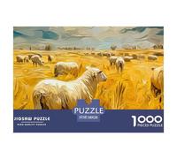 Puzzle 1000 Piezas ovejas, Desafío, Juguete Entretenimento Multicolor Abstract Art Juego Familiar Regalo Clásicos Para Adultos Y Niños A Partir De 12 Años Puzzle 38x26cm/1000pcs