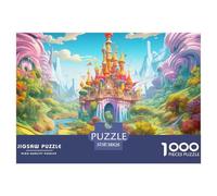 Puzzle 1000 Piezas País de Las MaravillasJuego Educativo Entretenimento Multicolor Magic CastilloRegalo, Diversión Para Adultos Y Niños Mayores 38x26cm/1000pcs