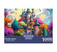 Puzzle 1000 Piezas País de Las MaravillasJuego Educativo Pasatiempo Creativo CastilloRegalo Creativo Para La Relajación Clásicos Para Adultos Y Niños A Partir De 12 Años Puzzle 38x26cm/1000pcs
