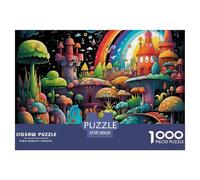 Puzzle 1000 Piezas País de Las MaravillasJuego Educativo Pasatiempo Creativo Magic CastilloJuego Familiar Regalo Para Adultos Y Niños Mayores 38x26cm/1000pcs