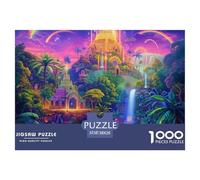 Puzzle 1000 Piezas País de Las MaravillasJuego Educativo Pasatiempo Creativo Magic House Juego Familiar Regalo Clásicos Para Adultos Y Niños A Partir De 12 Años Puzzle 38x26cm/1000pcs