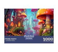 Puzzle 1000 Piezas País de Las MaravillasJuego Educativo Pasatiempo Creativo Magic House Regalo Creativo Para La Relajación Para Adultos Y Niños 38x26cm/1000pcs