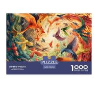 Puzzle 1000 Piezas PájaroJuego Educativo Pasatiempo Creativo ParrotJuego Familiar Regalo Clásicos Para Adultos Y Niños A Partir De 12 Años Puzzle 70x50cm/1000pcs