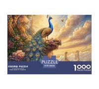 Puzzle 1000 Piezas pavoJuego Educativo Pasatiempo Creativo País de Las MaravillasRegalo Creativo Para La Relajación Clásicos Para Adultos Y Niños A Partir De 12 Años Puzzle 38x26cm/1000pcs