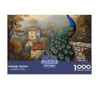Puzzle 1000 Piezas pavoJuego Educativo Pasatiempo Creativo The King of The Birds Regalo, Diversión Para Adultos Y Niños Mayores 38x26cm/1000pcs