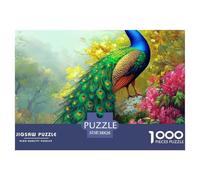 Puzzle 1000 Piezas pavoJuego Educativo Pasatiempo Creativo The King of The Birds Regalo, Diversión Para Adultos Y Niños 38x26cm/1000pcs
