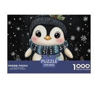 Puzzle 1000 Piezas pingüino, Desafío, Juguete Entretenimento Multicolor Animales lindosJuego Familiar Regalo Para Adultos Y Niños Mayores 38x26cm/1000pcs