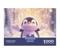 Puzzle 1000 Piezas pingüino, Desafío, Juguete Entretenimento Multicolor Animales lindosRegalo Creativo Para La Relajación Juguete Colorido Para Niños De 8 A 12 Años 70x50cm/1000pcs