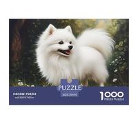 Puzzle 1000 Piezas PomeraniaJuego Educativo Pasatiempo Creativo Pet perroJuego Familiar Regalo Para Adultos Y Niños Mayores De 12 Años 70x50cm/1000pcs