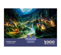 Puzzle 1000 Piezas PueblosJuego Educativo Entretenimento Multicolor Strange Town Juego Familiar Regalo Juguete Colorido Para Niños De 8 A 12 Años 70x50cm/1000pcs