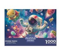 Puzzle 1000 Piezas Reino Del arco irisJuego Educativo Pasatiempo Creativo Fantasy AstronautaJuego Familiar Regalo Juguete Colorido Para Niños De 8 A 12 Años 38x26cm/1000pcs