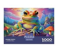 Puzzle 1000 Piezas SapoJuego Educativo Pasatiempo Creativo Strange Mushrooms Regalo, Diversión Juguete Colorido Para Niños De 8 A 12 Años 70x50cm/1000pcs
