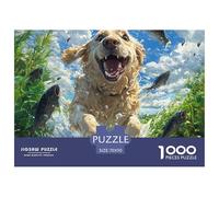 Puzzle 1000 Piezas The LabradorRetrieverJuego Educativo Entretenimento Multicolor Cute Pets Regalo Creativo Para La Relajación Juguete Colorido Para Niños De 8 A 12 Años 70x50cm/1000pcs