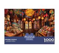 Puzzle 1000 Piezas Tienda de dulcesJuego Educativo Pasatiempo Creativo Multicolored Regalo Creativo Para La Relajación Para Adultos Y Niños 38x26cm/1000pcs