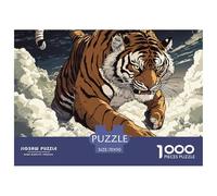 Puzzle 1000 Piezas TigreJuego Educativo Pasatiempo Creativo Wildlife Juego Familiar Regalo Para Adultos Y Niños Mayores 70x50cm/1000pcs