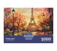 Puzzle 1000 Piezas Torre EiffelJuego Educativo Pasatiempo Creativo Paris Park Regalo, Diversión Clásicos Para Adultos Y Niños A Partir De 12 Años Puzzle 70x50cm/1000pcs