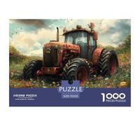 Puzzle 1000 Piezas TractoresJuego Educativo Pasatiempo Creativo Flower Garden Juego Familiar Regalo Para Adultos Y Niños Mayores De 12 Años 70x50cm/1000pcs