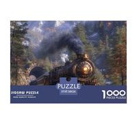 Puzzle 1000 Piezas tren sueñoJuego Educativo Entretenimento Multicolor Unique Journey Regalo Creativo Para La Relajación Para Adultos Y Niños Mayores 38x26cm/1000pcs