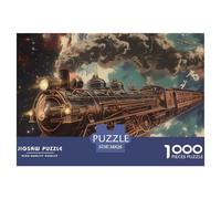Puzzle 1000 Piezas tren sueñoJuego Educativo Entretenimento Multicolor Unique Journey Regalo Creativo Para La Relajación Para Adultos Y Niños Mayores 38x26cm/1000pcs