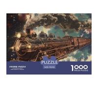 Puzzle 1000 Piezas tren sueñoJuego Educativo Pasatiempo Creativo Unique Journey Regalo, Diversión Para Adultos Y Niños Mayores De 12 Años 70x50cm/1000pcs