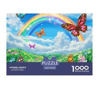 Puzzle 1000 Piezas TulipánJuego Educativo Entretenimento Multicolor ArcoírisButterflies Juego Familiar Regalo Juguete Colorido Para Niños De 8 A 12 Años 70x50cm/1000pcs