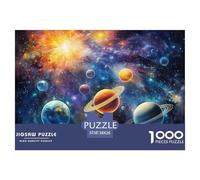 Puzzle 1000 Piezas UniversoJuego Educativo Pasatiempo Creativo PlanetaRegalo Creativo Para La Relajación Para Adultos Y Niños 38x26cm/1000pcs