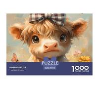 Puzzle 1000 Piezas Vaca de Highland, Desafío, Juguete Entretenimento Multicolor Animales lindosRegalo, Diversión Juguete Colorido Para Niños De 8 A 12 Años 70x50cm/1000pcs